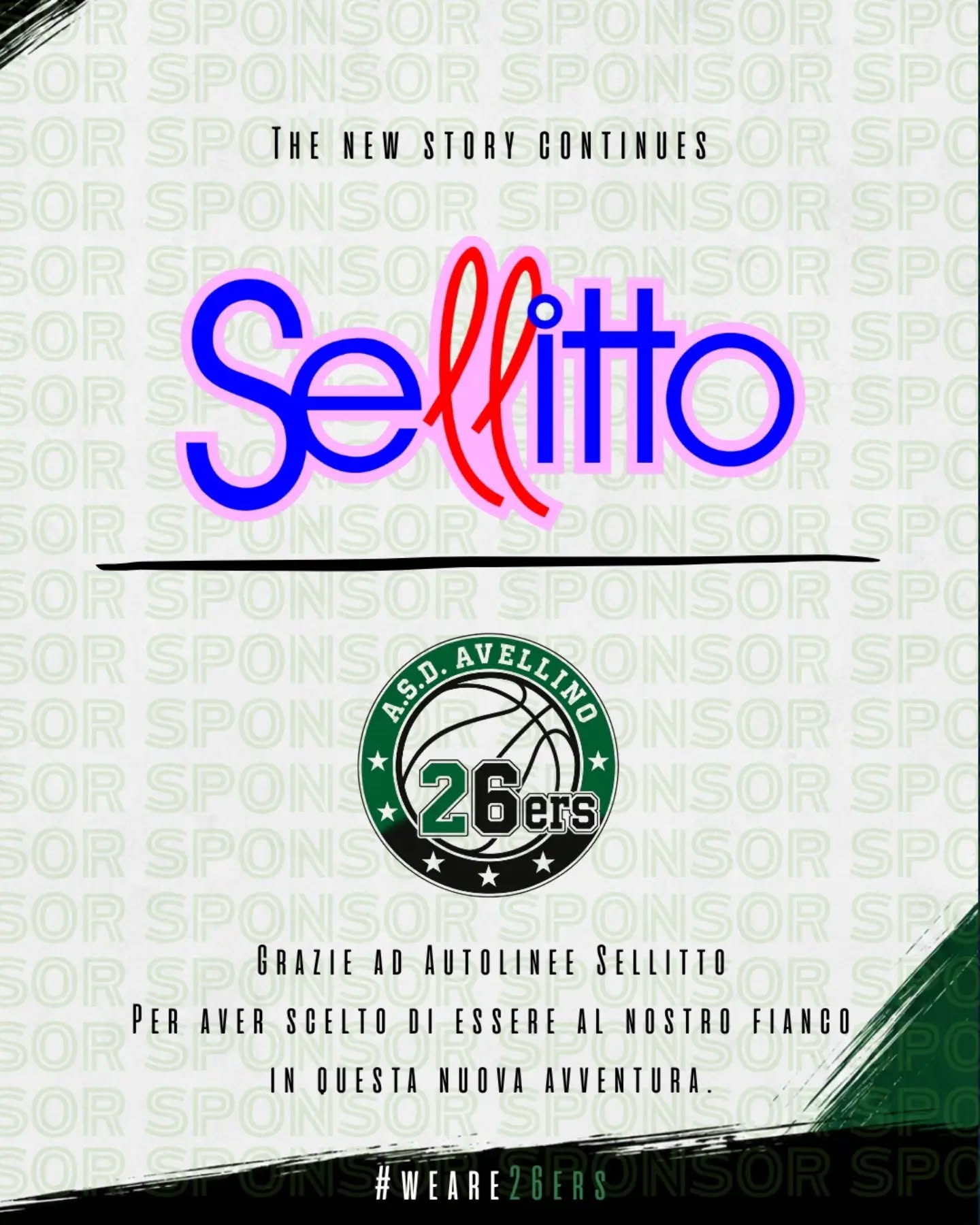 Autolinee Sellitto, sponsor degli Avellino 26ers