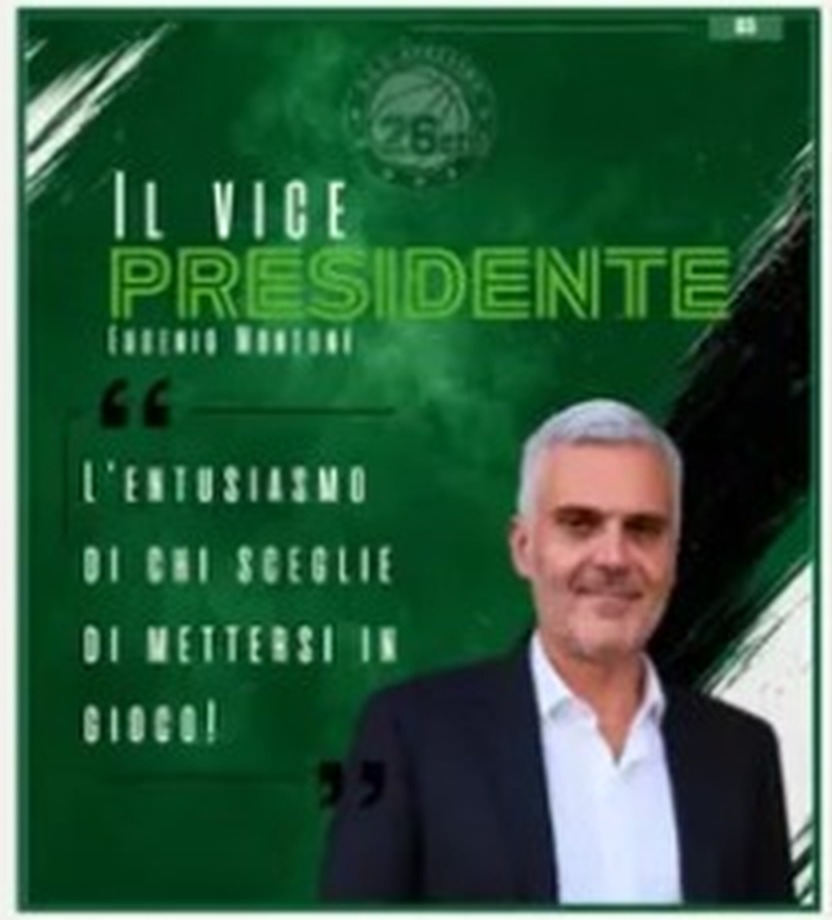 Eugenio Montone, Vicepresidente degli Avellino 26ers