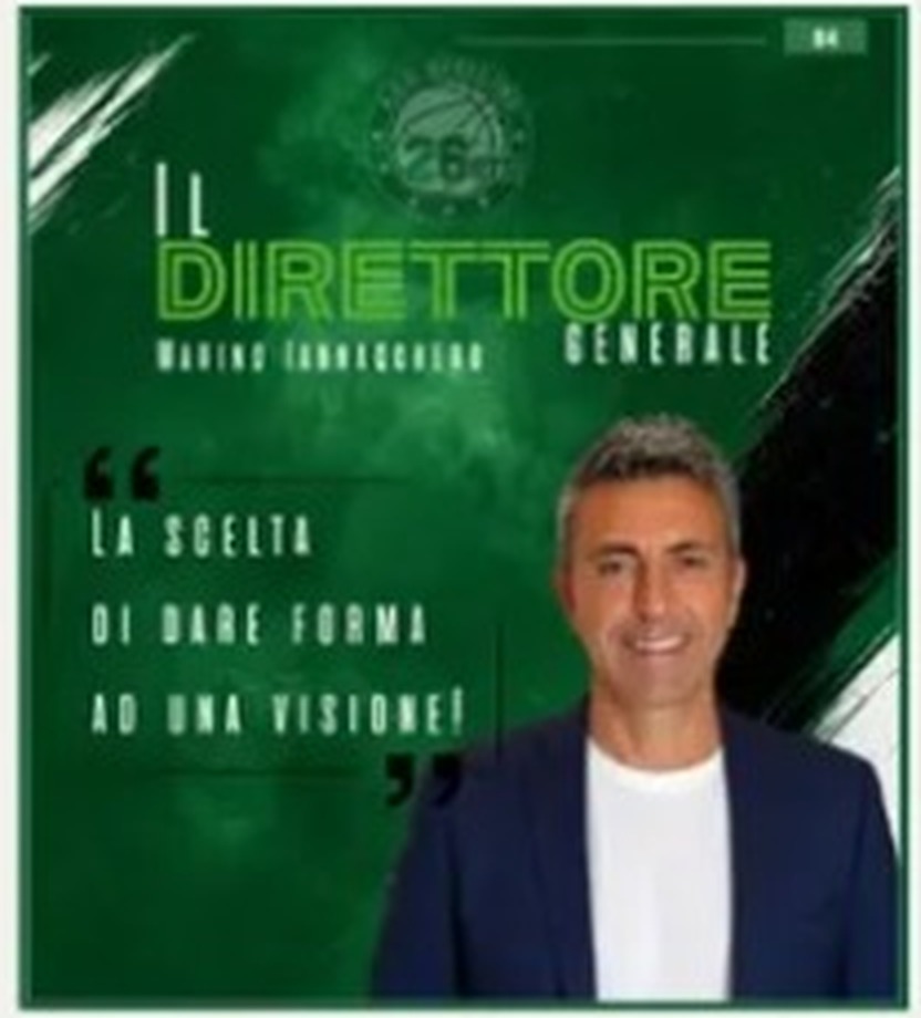 Marino Iannacchero, Direttore Generale degli Avellino 26ers