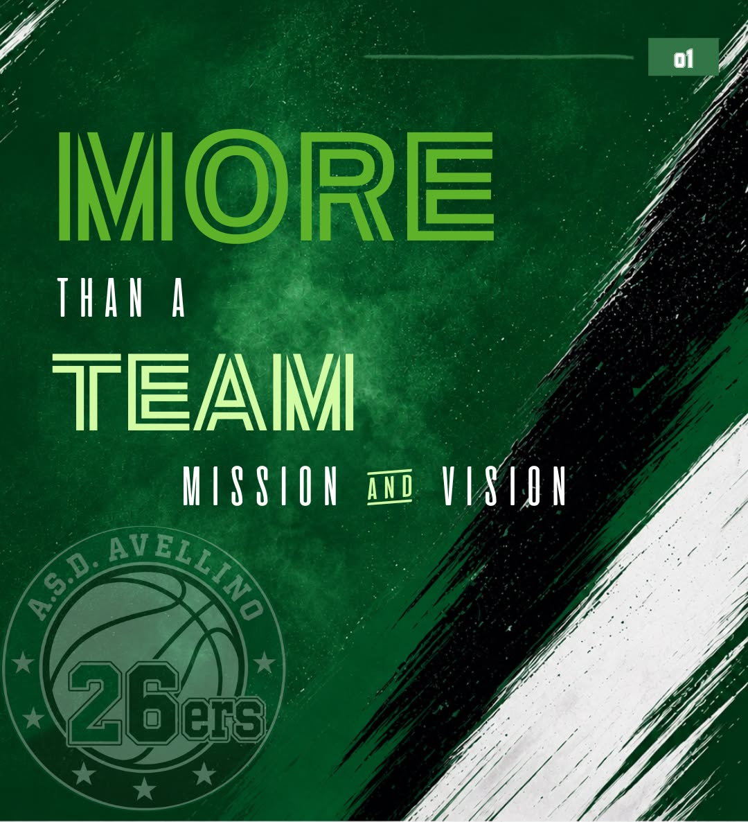 More Than a Team, Mission and Vision degli Avellino 26ers